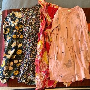 bundle of girls cotton dresses